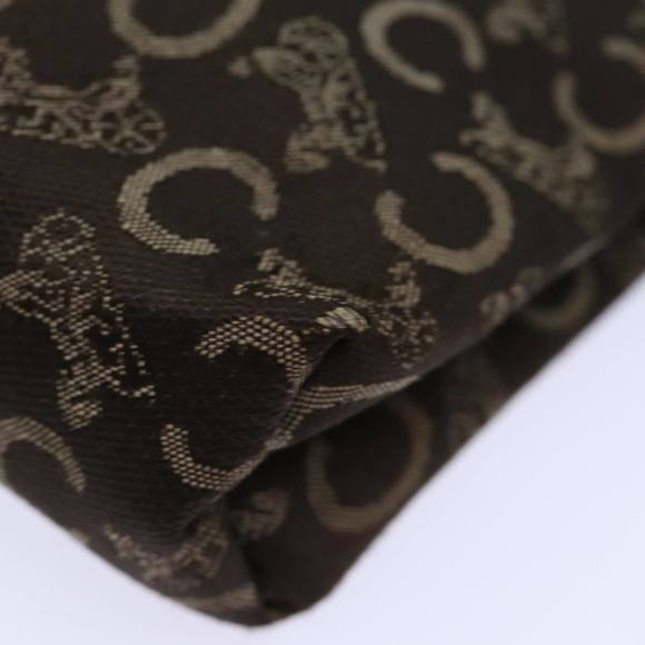 CELINE C Macadam Canvas Clutch Bag Brown Auth bs13749 - Picture 14 of 16